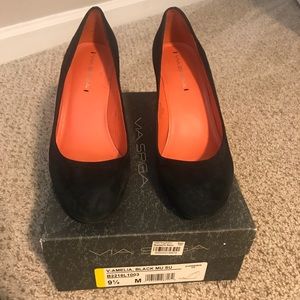 Via Spiga leather wedges